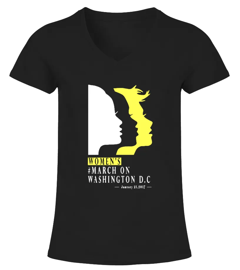 Women's March on Washington Camiseta cuello pico Mujer