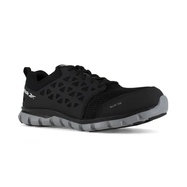 WOMEN'S SUBLITE CUSHION ALLOYTOE ATHLETIC WORK SHOE BLACK