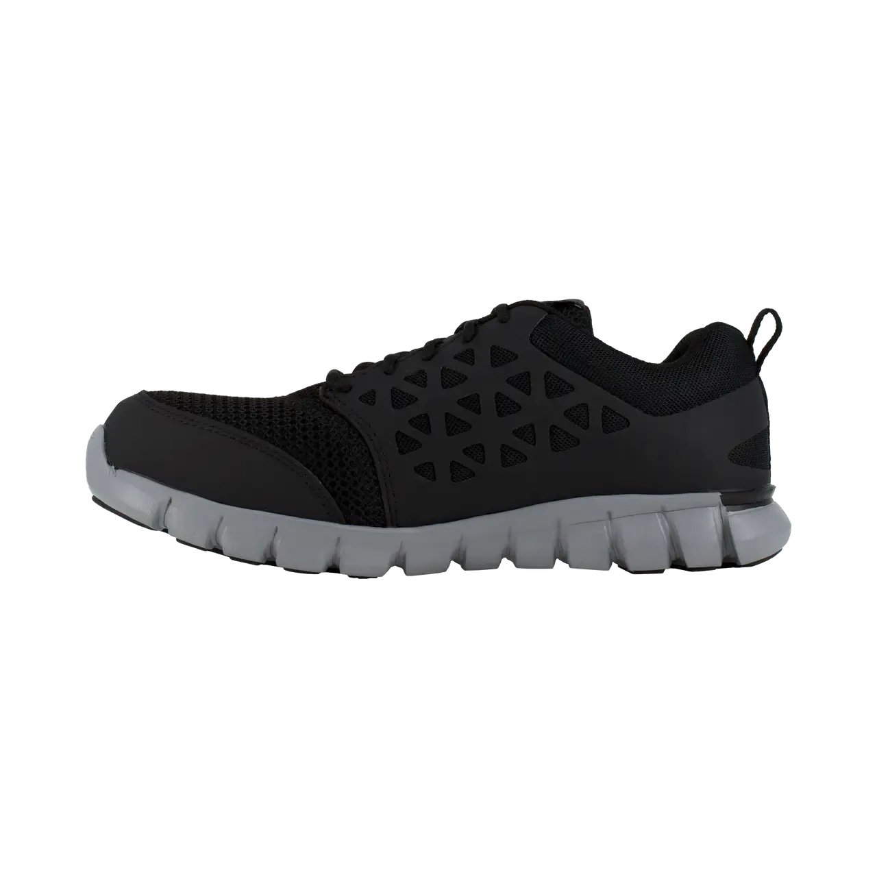 WOMEN'S SUBLITE CUSHION ALLOYTOE ATHLETIC WORK SHOE BLACK