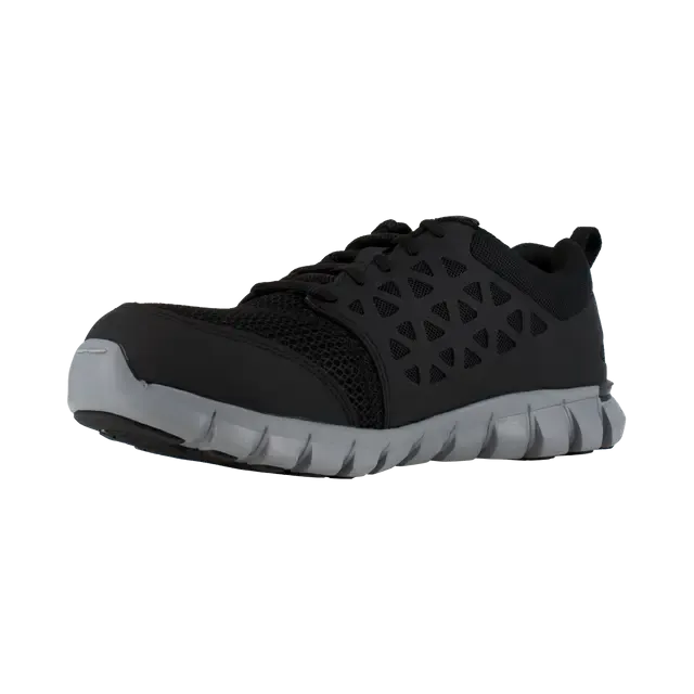 WOMEN'S SUBLITE CUSHION ALLOYTOE ATHLETIC WORK SHOE BLACK