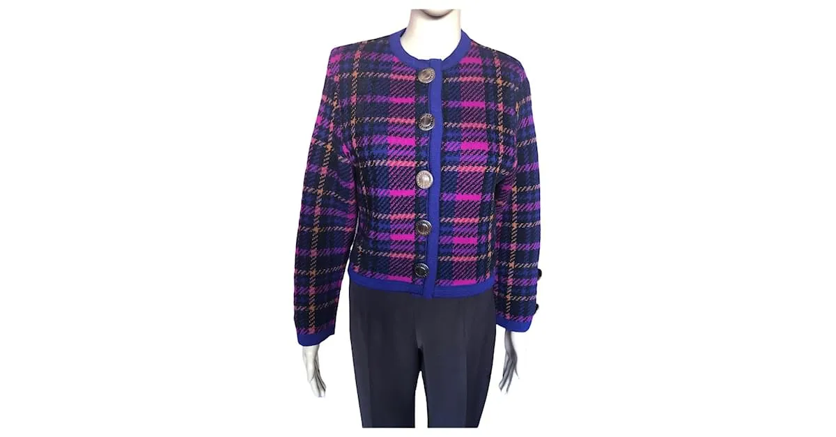 YVES SAINT LAURENT Prendas de punto Camiseta.fr 36 Viscosa Multicolor 