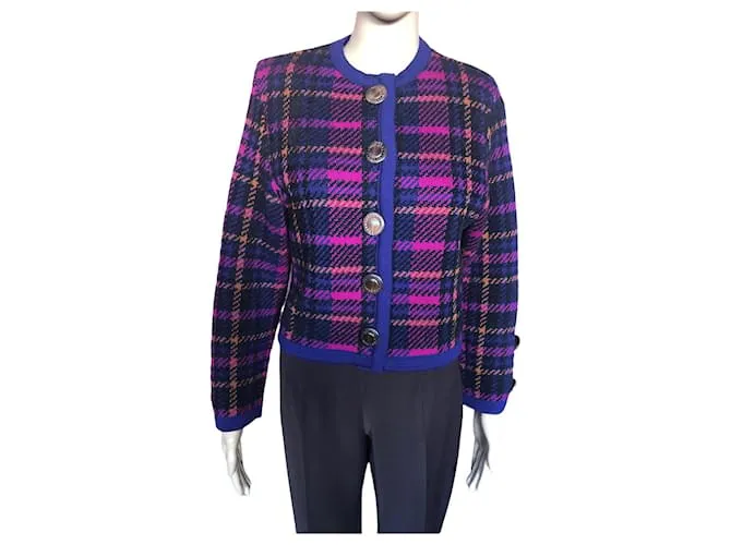 YVES SAINT LAURENT Prendas de punto Camiseta.fr 36 Viscosa Multicolor 