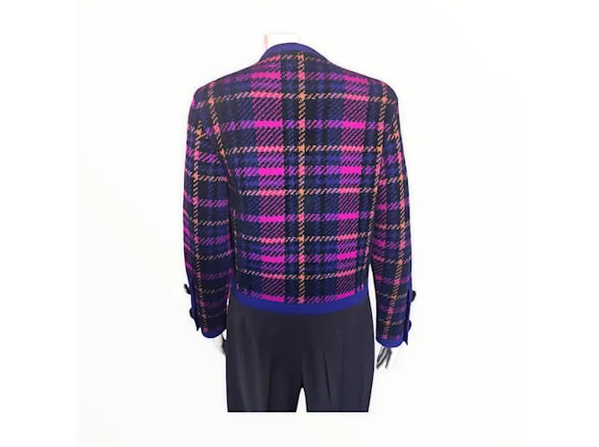 YVES SAINT LAURENT Prendas de punto Camiseta.fr 36 Viscosa Multicolor 