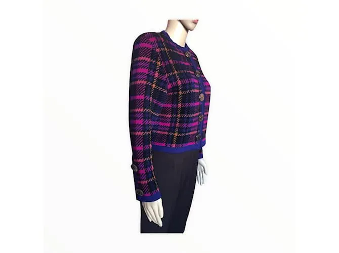 YVES SAINT LAURENT Prendas de punto Camiseta.fr 36 Viscosa Multicolor 