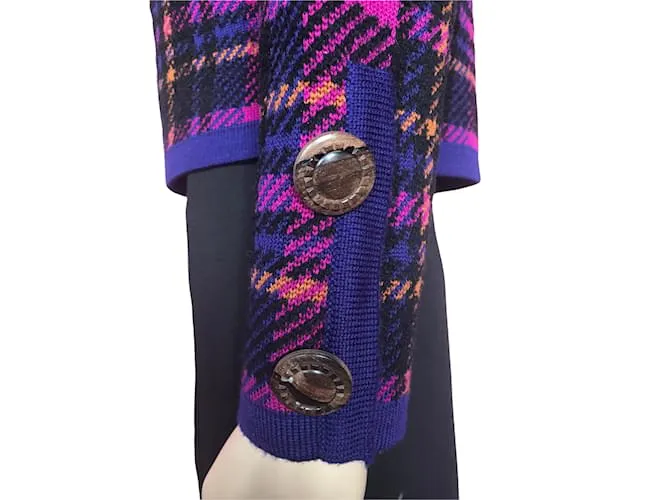 YVES SAINT LAURENT Prendas de punto Camiseta.fr 36 Viscosa Multicolor 