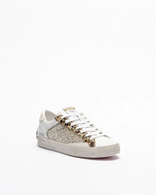 Zapatillas blancas Crime London Distressed Blanco