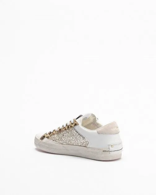 Zapatillas blancas Crime London Distressed Blanco