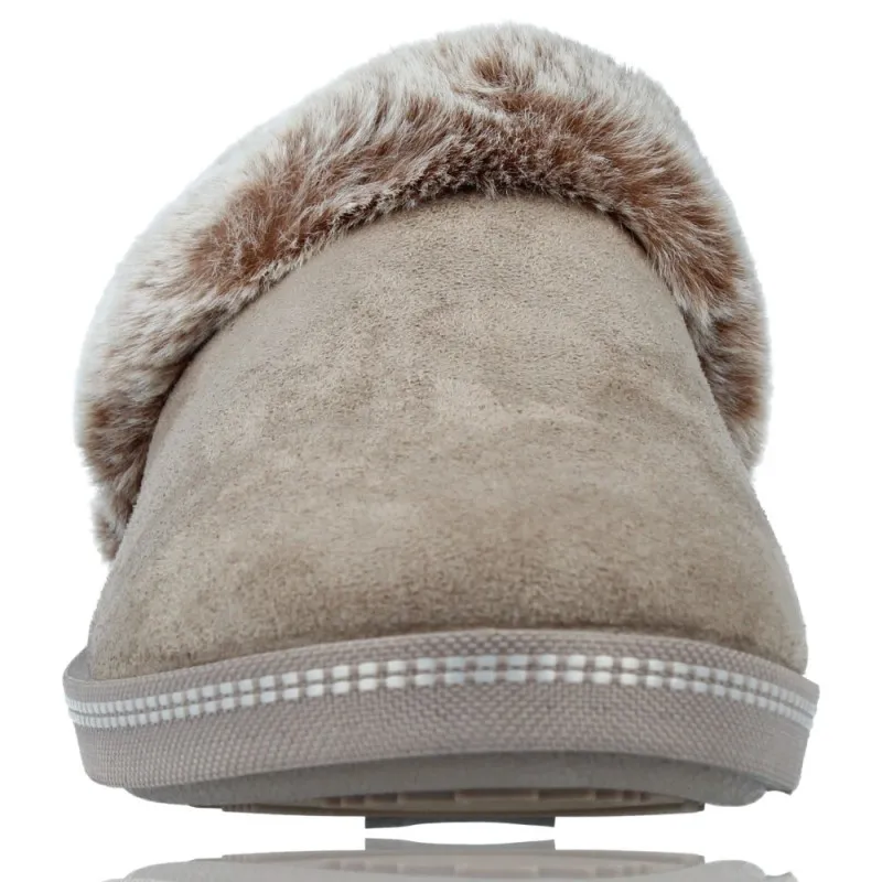 Zapatillas de Casa Veganas para Mujeres de Skechers 167219 Cozy Campfire