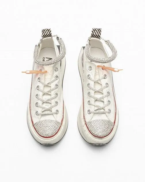 ZAPATILLAS DE PLATAFORMA NANKU COUTURE NB06 BLANCO
