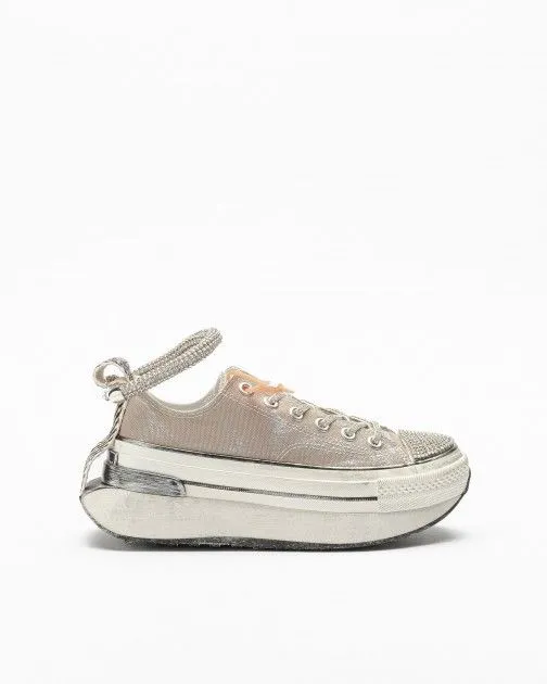 ZAPATILLAS DE PLATAFORMA NANKU COUTURE NB06 GRIS PARDO
