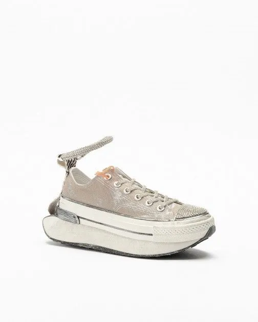 ZAPATILLAS DE PLATAFORMA NANKU COUTURE NB06 GRIS PARDO