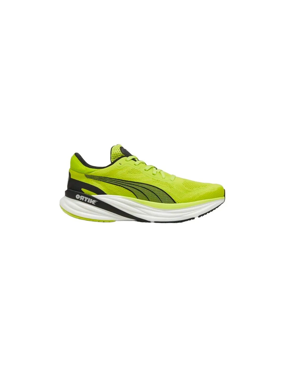 Zapatillas de Running Puma Magnify NITRO 2 Hombre Blanco Verde