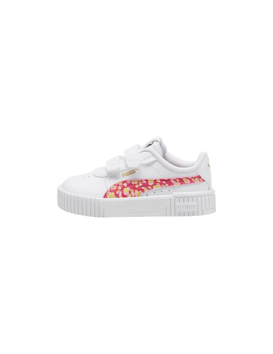 Zapatillas Puma Carina 2.0 Animal Up Blanco Infantil