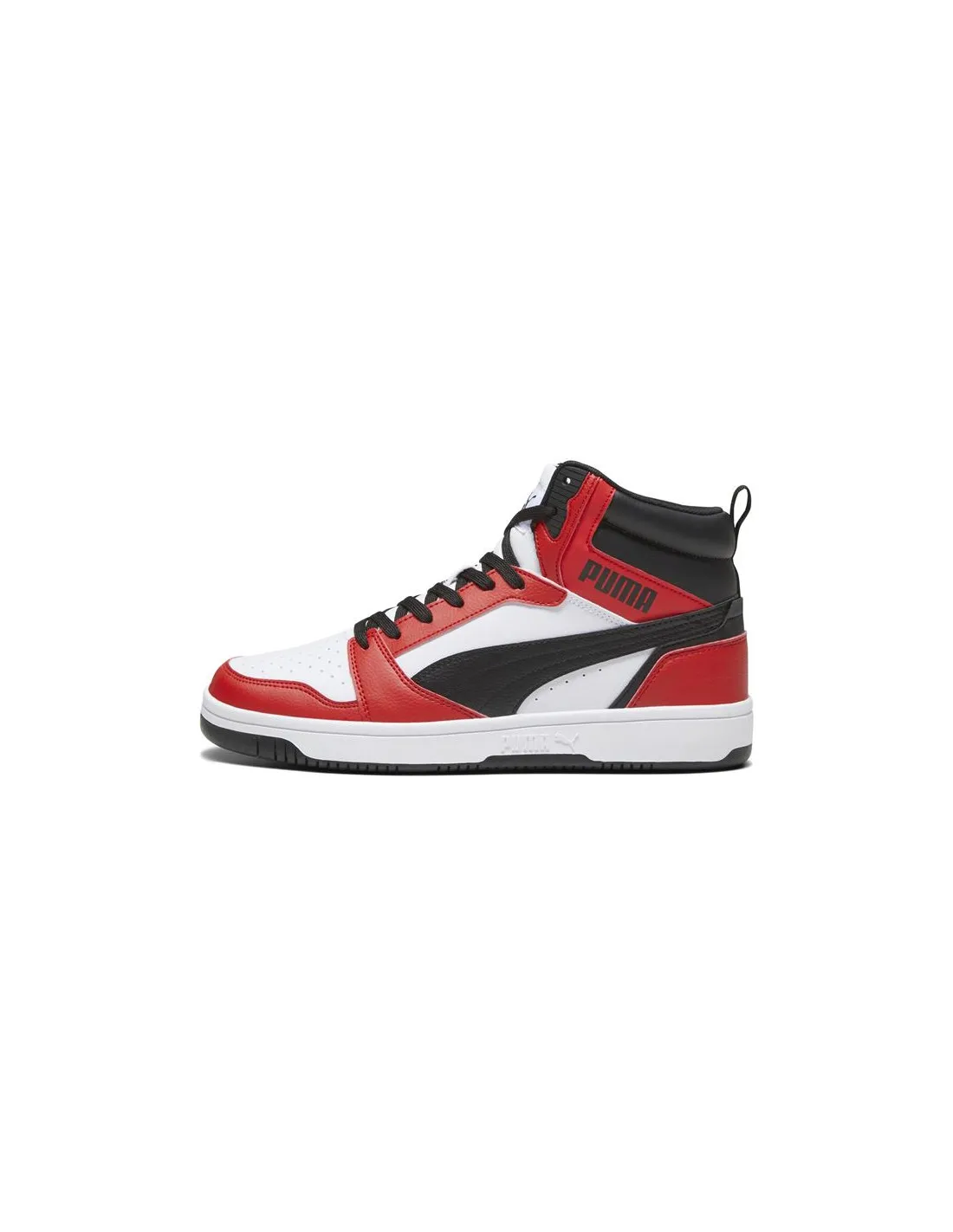 Zapatillas Puma Rebound V6 Hombre Rojo/Blanco