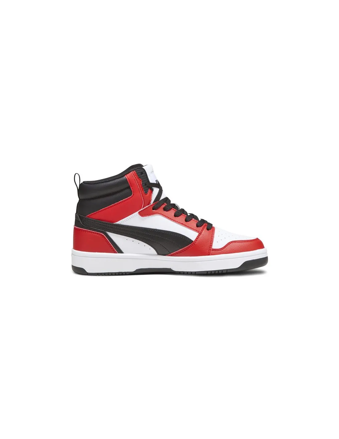 Zapatillas Puma Rebound V6 Hombre Rojo/Blanco