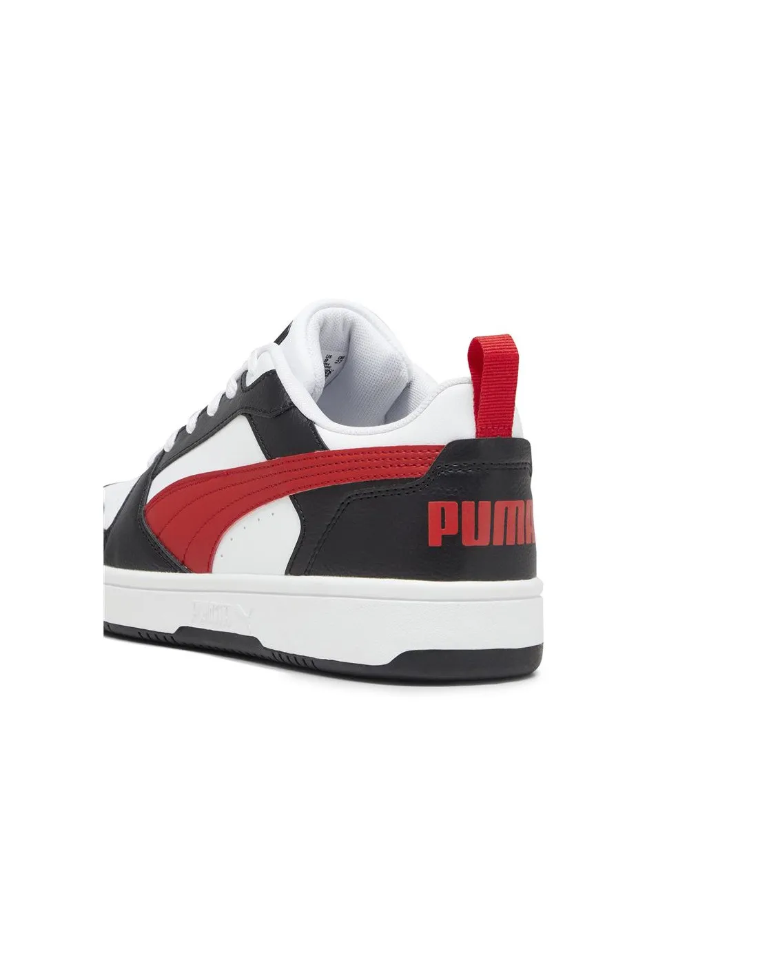 Zapatillas Puma Rebound V6 Low Hombre Negro/Blanco