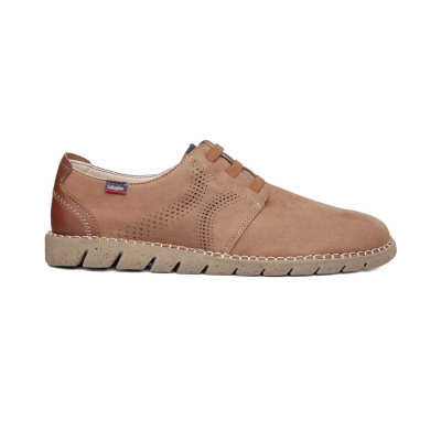 Zapato Callaghan hombre elasticos marron