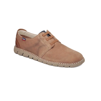 Zapato Callaghan hombre elasticos marron