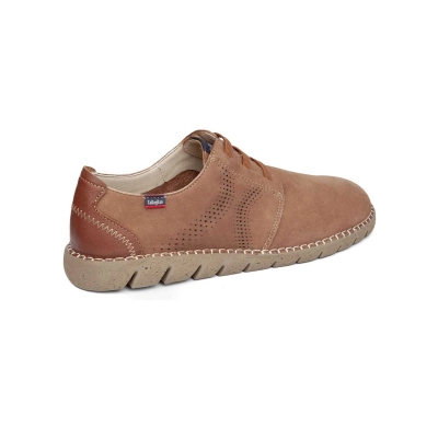 Zapato Callaghan hombre elasticos marron
