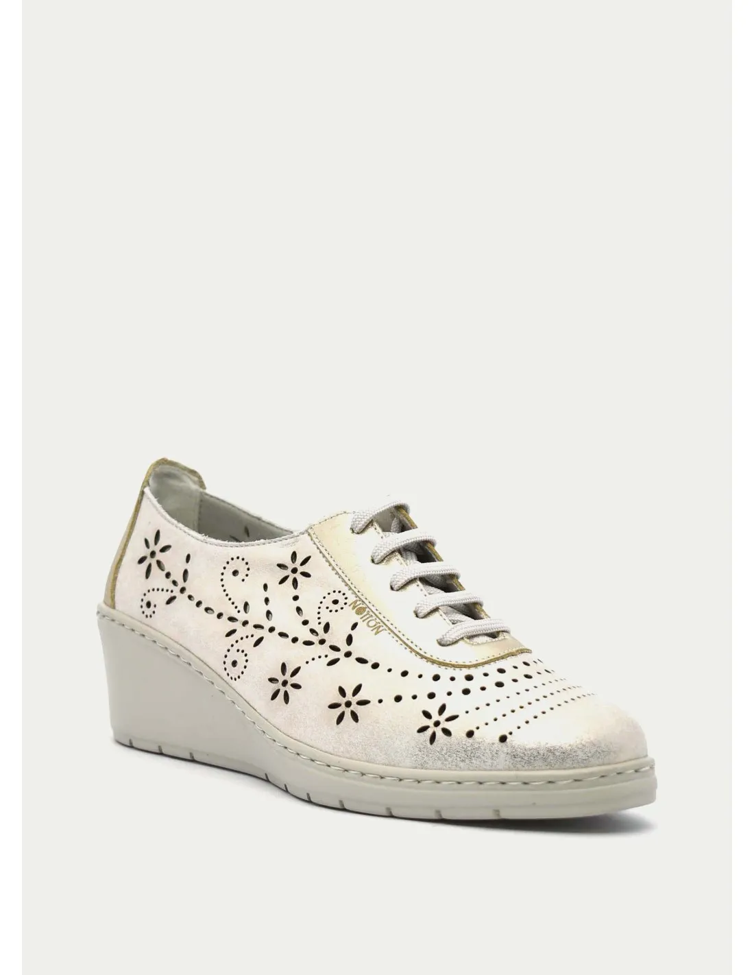 ZAPATO CASUAL NOTTON 113 PLATINO 