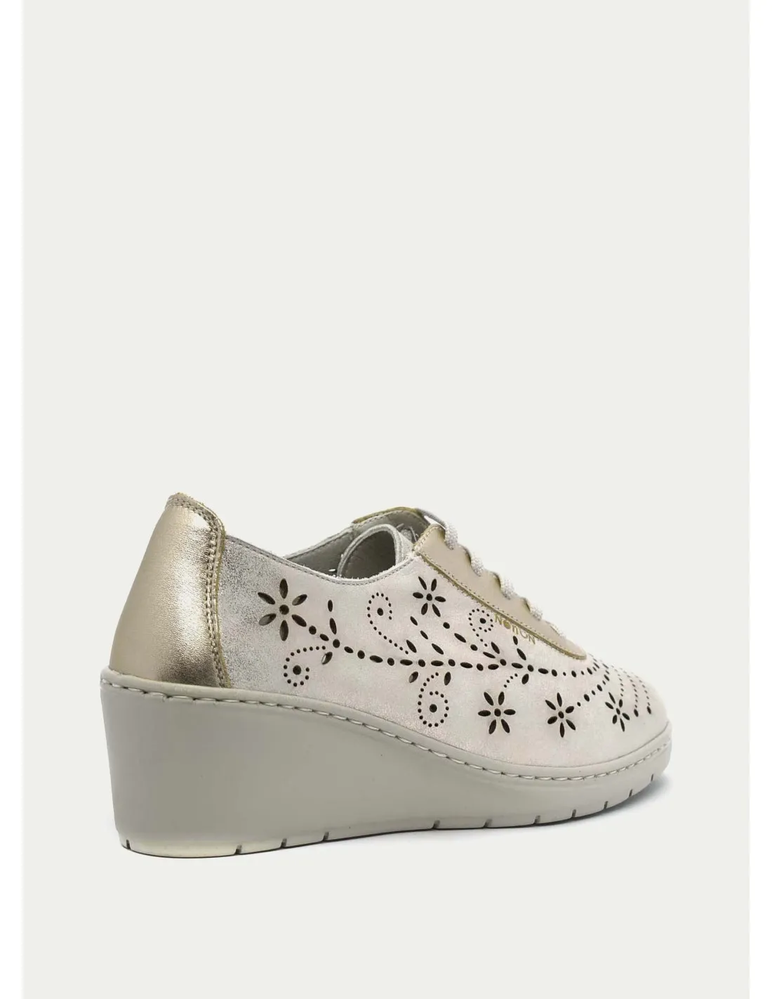 ZAPATO CASUAL NOTTON 113 PLATINO 