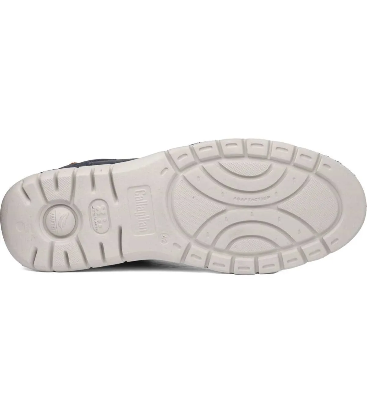 Zapato casual para hombre en piel de color azul