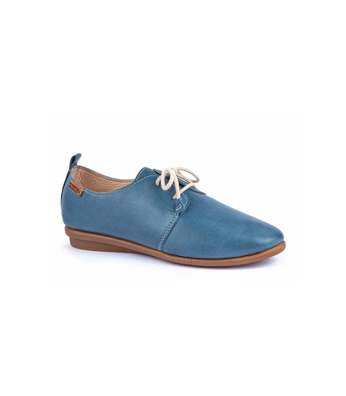 Zapato de piel en color azul marino