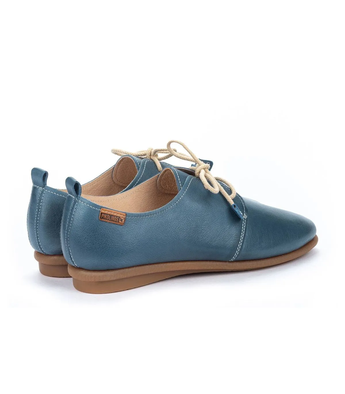 Zapato de piel en color azul marino