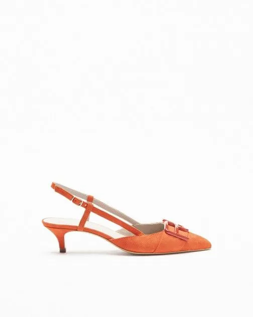 Zapato destalonado PROF A7PV24 Naranja