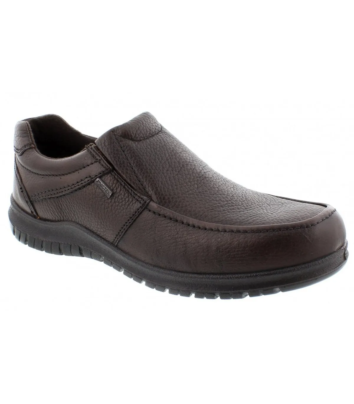 Zapato marrón con elásticos