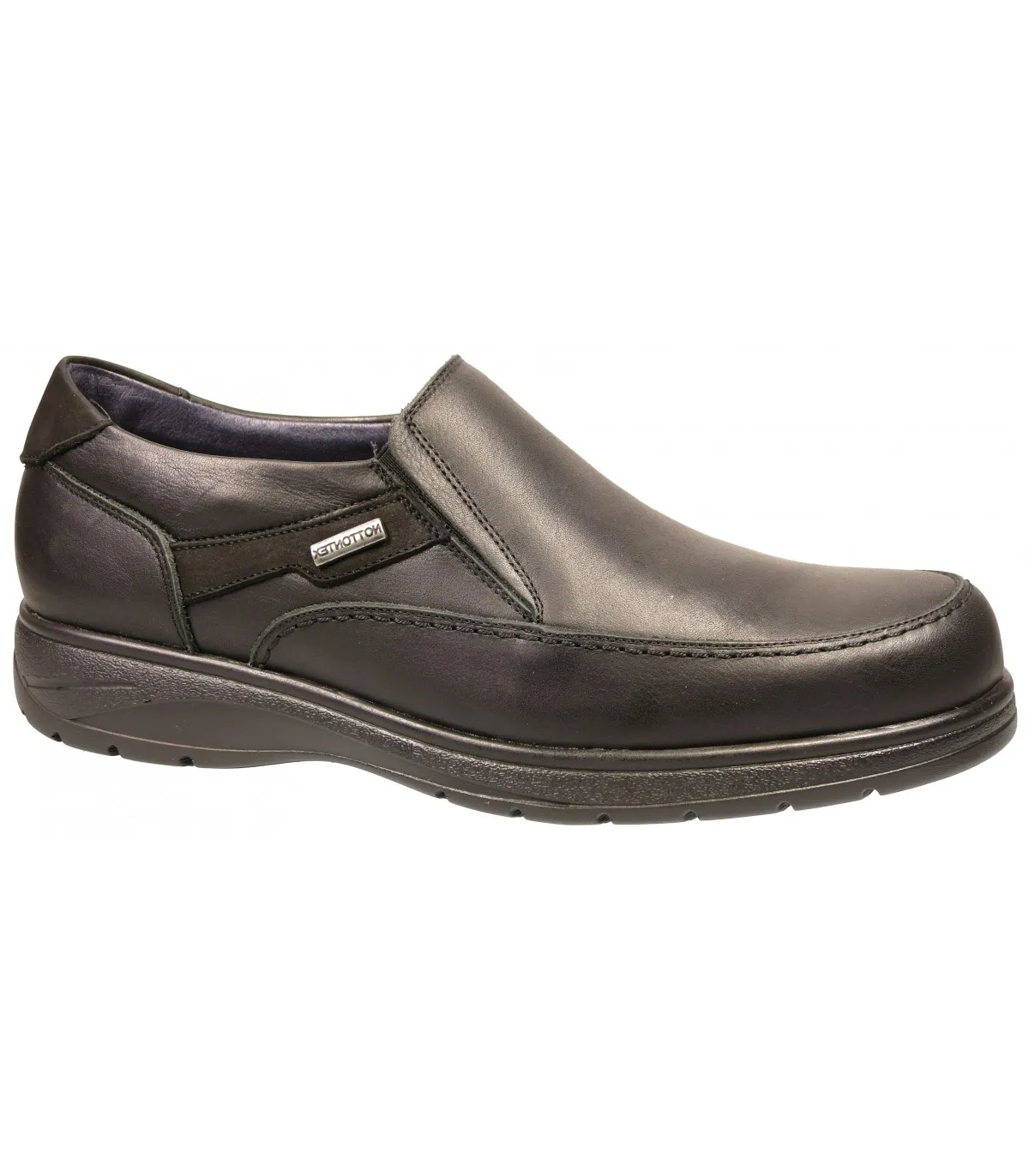 Zapato mocasín negro para hombre
