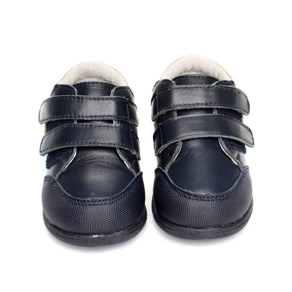 Zapato Niña Azul Marino Piel Primeros Pasos