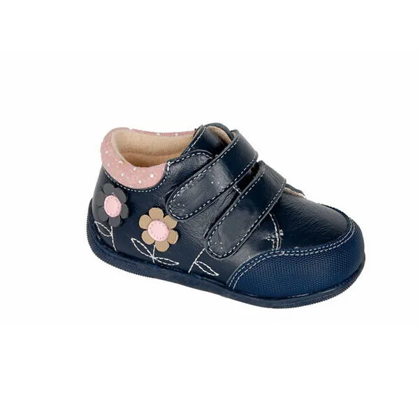 Zapato Niña Azul Marino Piel Primeros Pasos