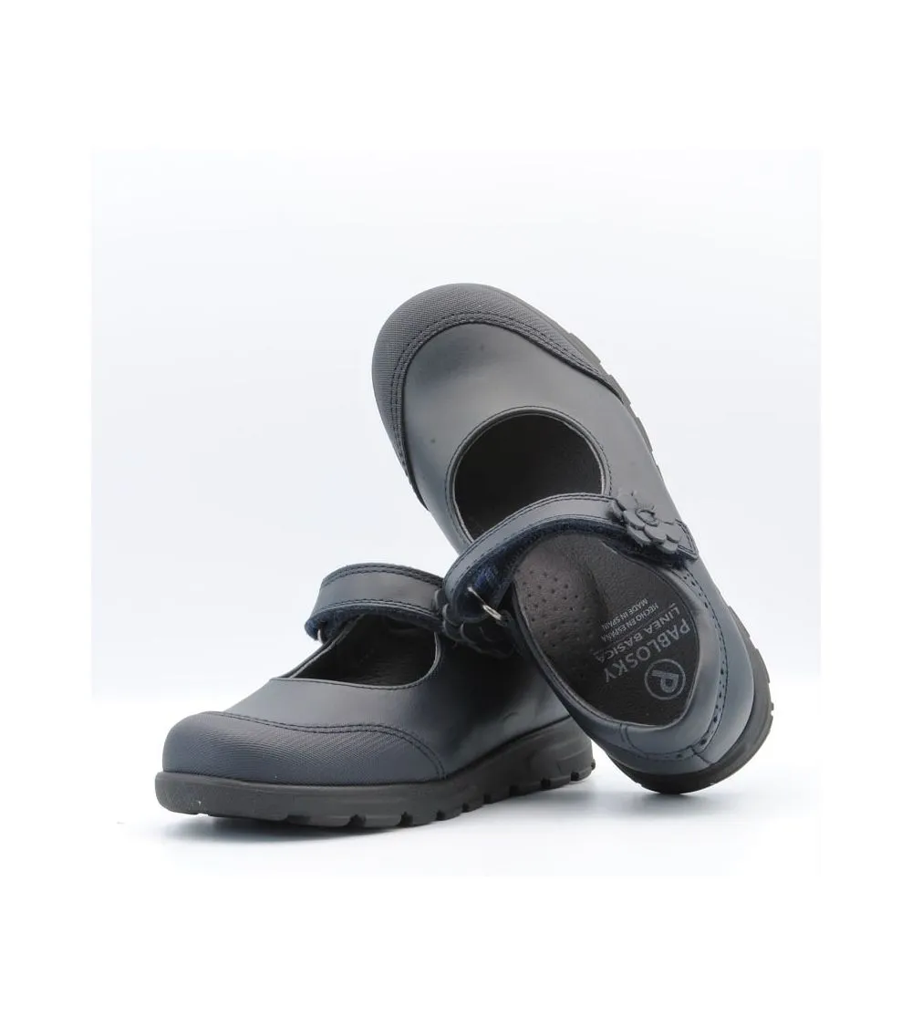 ZAPATOS COLEGIALES PABLOSKY MERCEDITAS AZUL MARINO