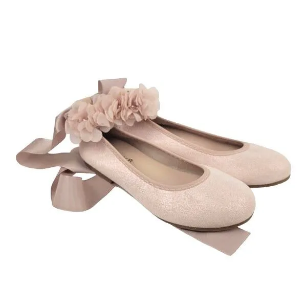 Zapatos Comunion Niña Nude Modelo Bailrainas