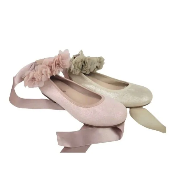 Zapatos Comunion Niña Nude Modelo Bailrainas