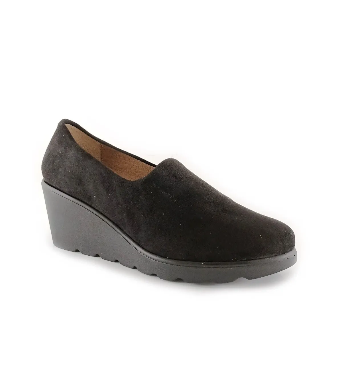 Zapatos de licra con cuña