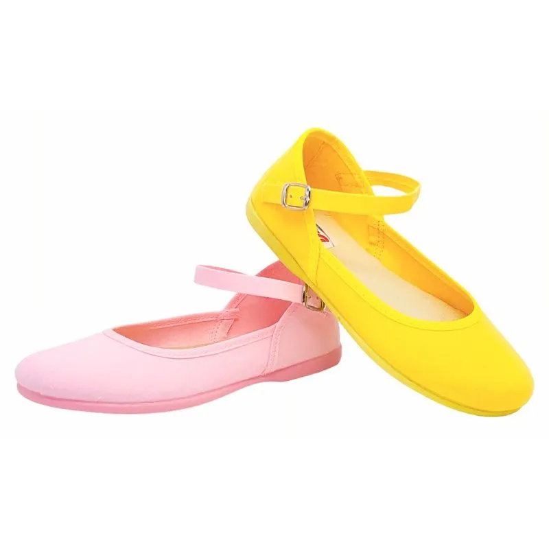 Zapatos niña de lona nacionales
