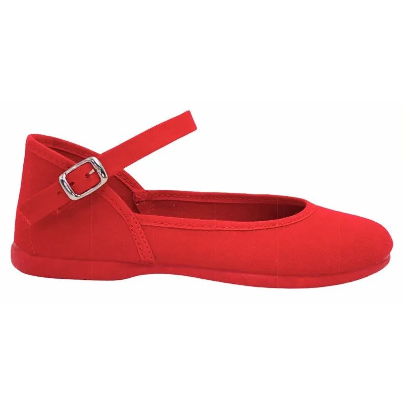 Zapatos niña de lona nacionales