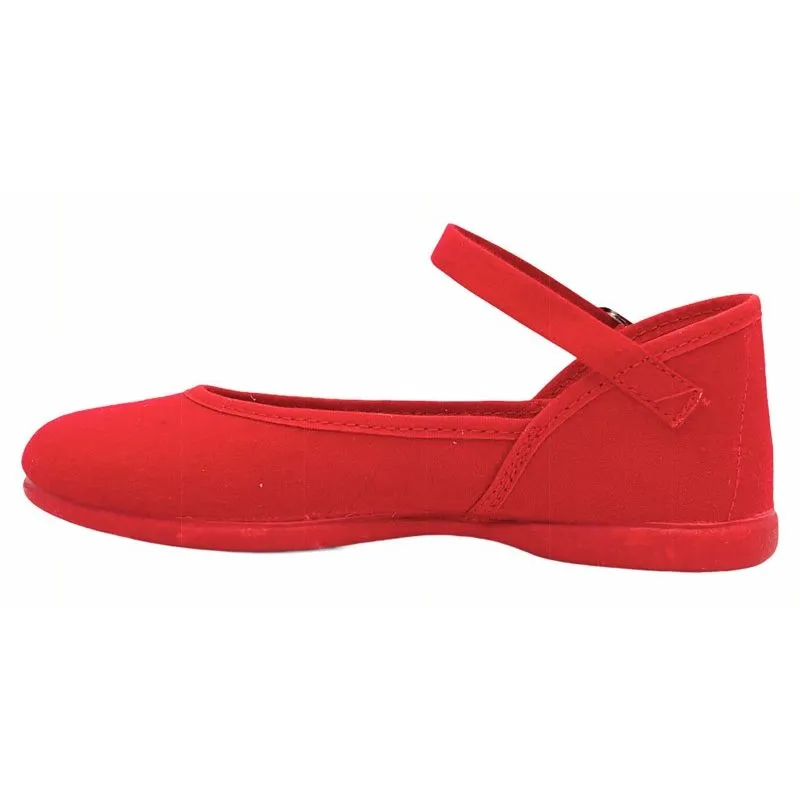 Zapatos niña de lona nacionales